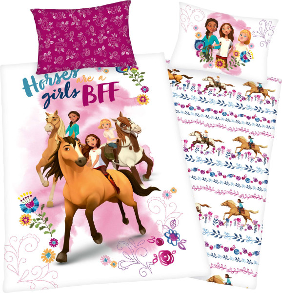 Bettwäsche Spirit «Horses are a Girls BFF»